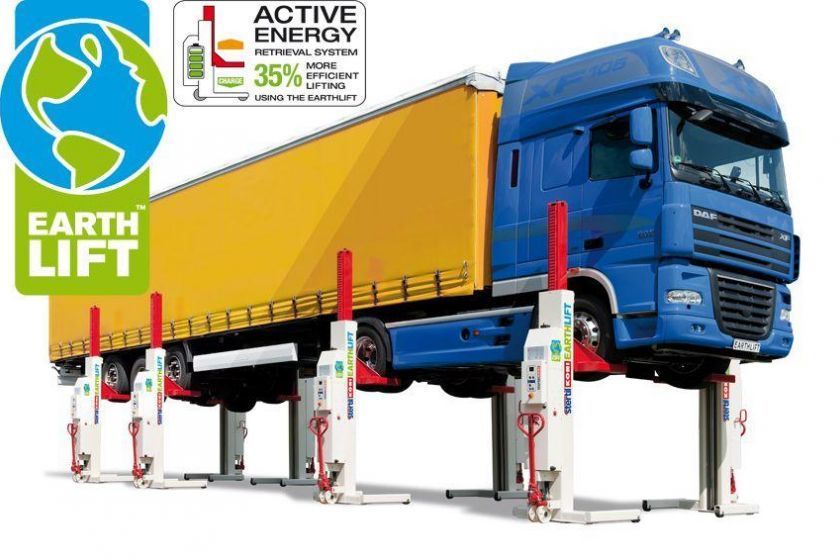 Stertil-Konilanceert de 'groene' EARTHLIFT mobile hefkolom