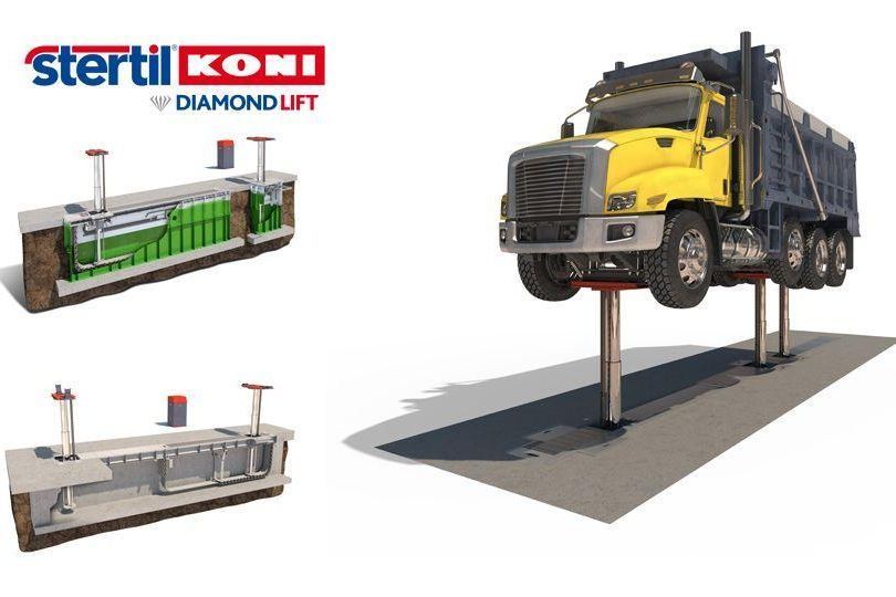 stertil-koni zuigerlift DIAMONDLIFT