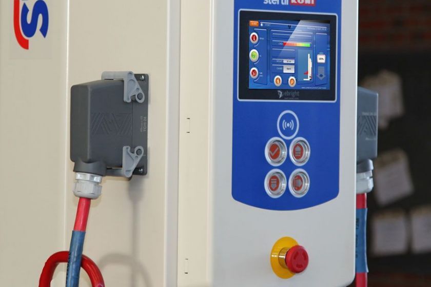 Stertil-Koni mobile column lifts with ebright smart control system